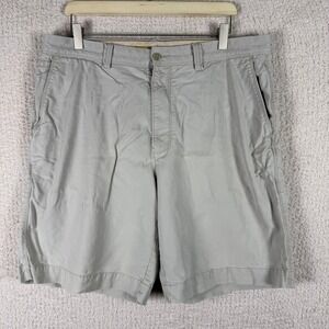Tommy Bahama Men's Gray Flat Front Golf Shorts Size 36